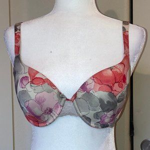Calvin Klein Pink Floral Lift Sexy T-shirt Bra